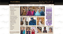 Desktop Screenshot of palacebridals.com